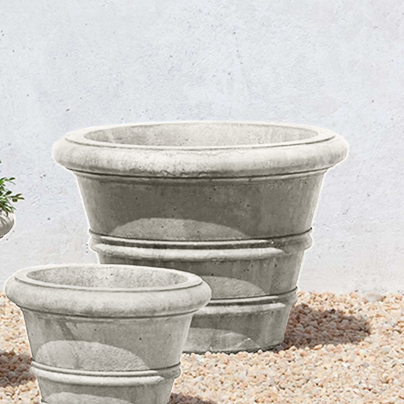 Handmade Planter, Verde, 27.5" H x 35.5" W x 35.5" D