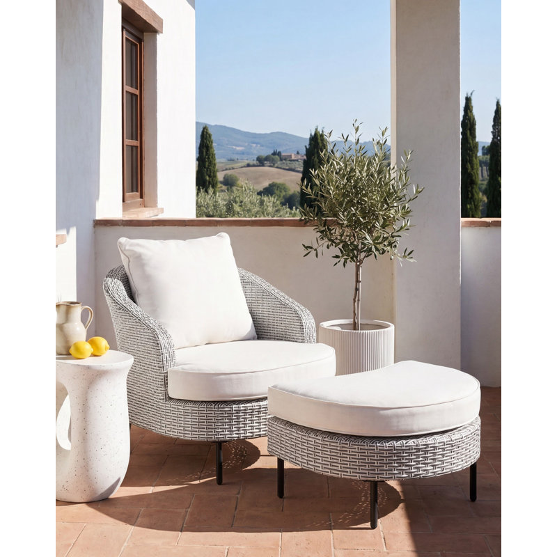 Elec Outdoor Lounge Chair, Grey