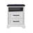 Wood 2 - Drawers Nightstand, Rustic End Table With Charging Station-186313849