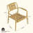 2-Piece PP Single-Seater Chairs + Coffee Table Set – Indoor/Outdoor Multi-Purpose Furniture For Living Room, Balcony, Beach (No Assembly Chairs, Easy Setup Table) – Polypropylene-1280275265