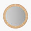 Bamboo / Rattan Round Mirror