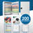 200 KEYS ADJUSTABLE WITH RFID LOCK,GREY