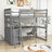 Kids Twin Loft Bed with Drawers-70507704