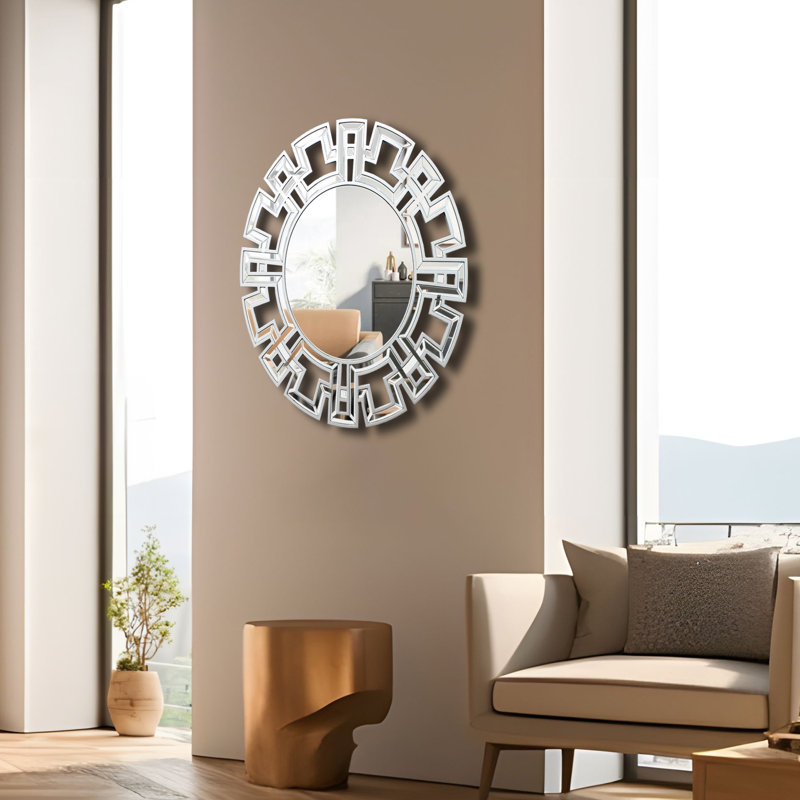 Miroir biseauté Quirica, Argent
