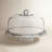 Libbey Selene 6-in-1 Multiuse Glass Server, Punch Bowl, Chip and Dip Bowl, Cake Stand
