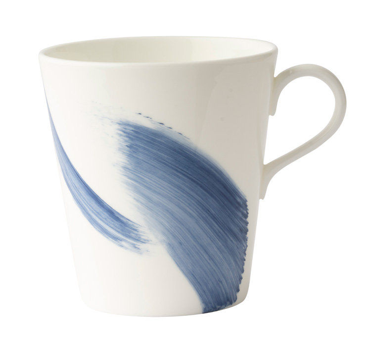 Brushstroke Bone China Coffee Mug