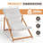 Folding Deck Chair With Cushions, Lawn And Beach Chairs-164410888