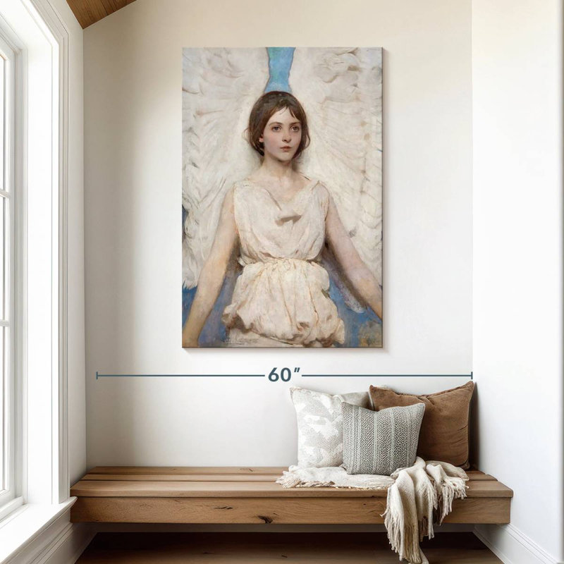 Ange Leisha, 1887, H 48 po x l 32 po