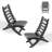 Alexeya Foldable Outdoor Adirondack Chair-240309895