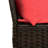 Patio Sofa With Cushions Brown Poly Rattan-1004270524-1004270525