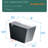 Bidet Toilet With Built - In Tank, Square Design, Remote Control, Auto Flush, Heated Seat, Feminine Wash, Led Digital Display, Night Rear Wash