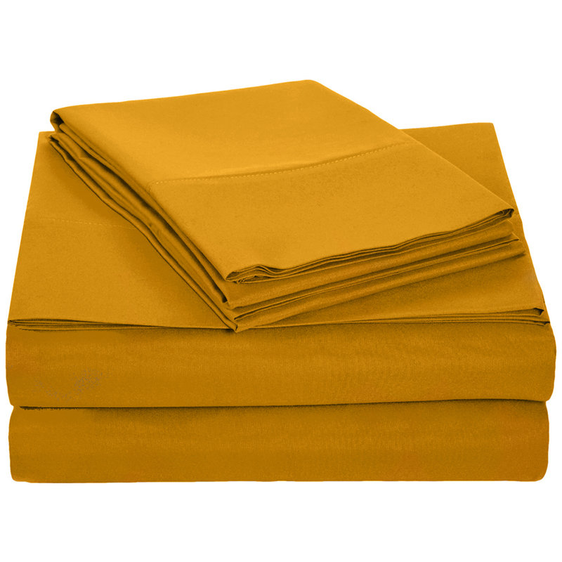 Ensemble de draps en microfibre Sallie, Grand, Espresso
