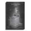 «Soap Distributeur Blueprint Vernis Chalkboard», art mural en métal, 16 po x 24 po-552543842