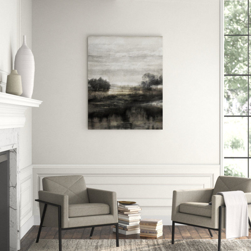 Winter Morning Print by James McAllen, 45" H x 36" W x 1.5" D, Glass Coat