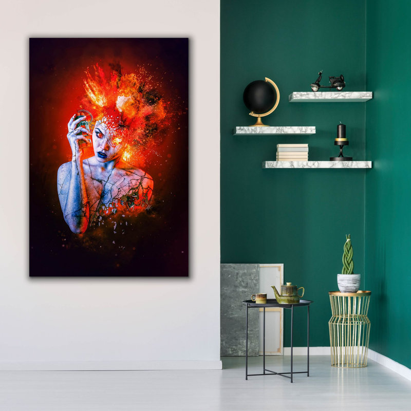 «Wrath - Paradise Lost Seven Deadly Sins» par Mario Sanchez Nevado, art mural sur toile, H 60 po x l 40 po x P 1,5 po