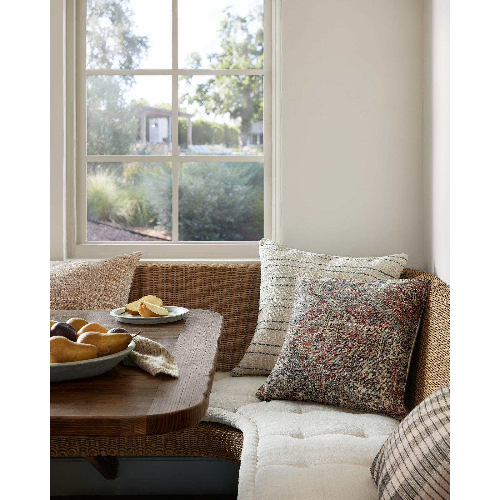 Belmont Striped Cotton Throw Pillow, Pillow Cover Only - No Insert