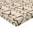 Ambesonne Abstract Fitted Sheet Rhombus Forms Pattern Art Taupe Caramel and Champagne-106732837