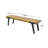 Davonna Manufactured Wood Wood Outdoor Bench