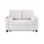 Upholstered Tufted Convertible Pull-Out Sleeper Sofa Bed - Adjustable Backrest With 2 Soft Pillows-452628810