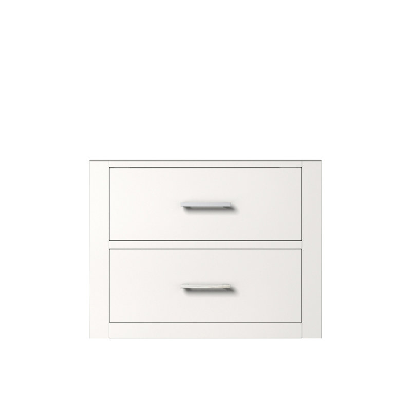 White Single Bath Vanity 24 In. W X 18 In. D, White