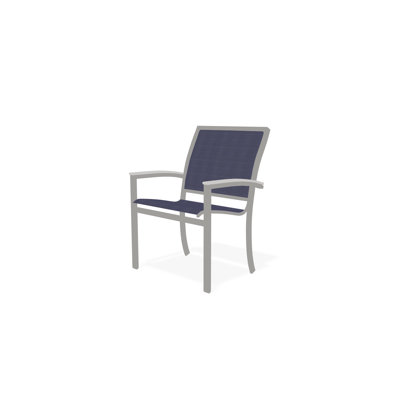 Chaise de café empilable en aluminium Bazza