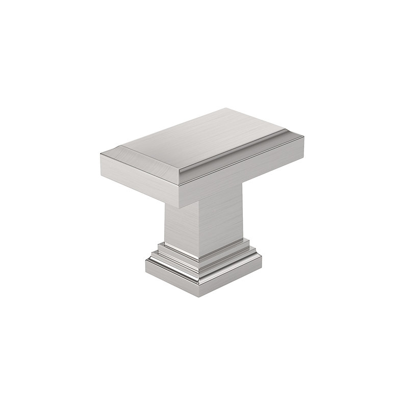 Expression Rectangle Knob, Polished Nickel