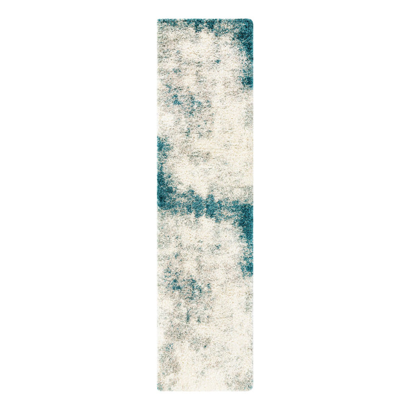 Performance Abstract Indoor Rug, Runner 2'7" x 10'