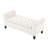 50-inch ottoman with storage, 300-pound weight capacity, suitable for living rooms, bedrooms, and entryways, linen