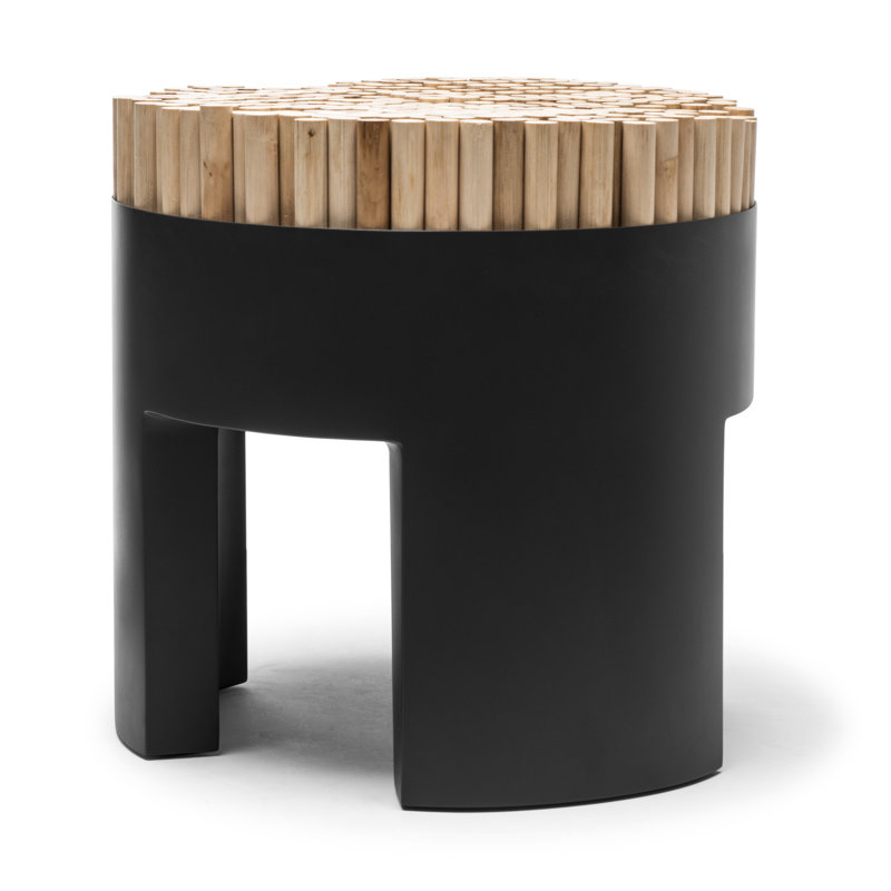 Chiquita Accent Stool, Black
