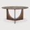 Geometric Round Solid Wood Dining Table