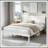 King Platform Bed Frame with Headboard-377822711