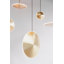 Chrona Modern Round Spun Brass Pendant Light, Horizontal-2058935192-2058935193