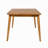 Acacia Wood Dining Table 6-Person Outdoor Table, Farmhouse Furniture For Patio, Garden, Backyard, Teak 180 LBS Weight Capacity 63"L-858553852