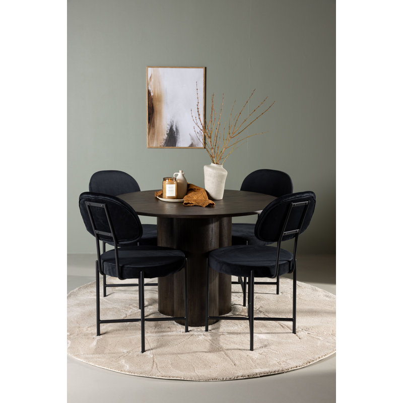 Blayk 4 - Person Dining Set, Brown