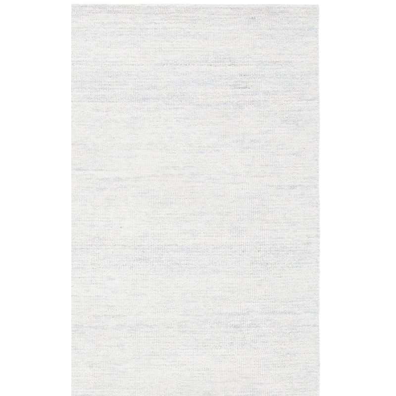 Tapis uni de couleur unie 80% laine et 20% coton touffeté à la main Estilla Metro, Rectangle 4 pi x 6 pi