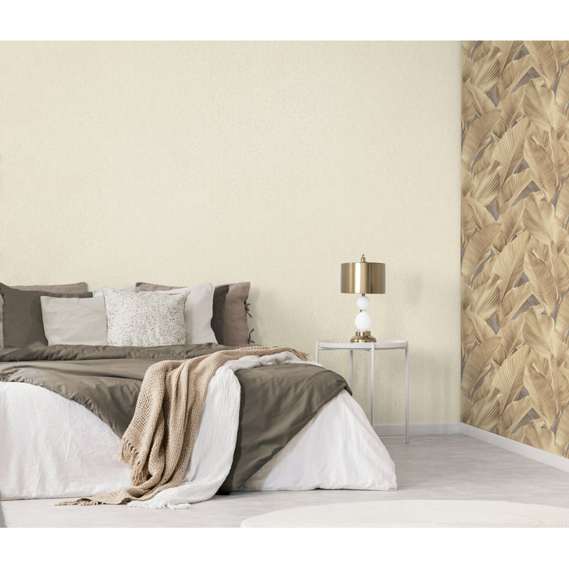 Plain Heavyweight Wallpaper, Beige