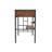 Jazmone Metal and Wood Bunk Bed with Attached Ladder-468285852