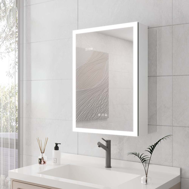 Armoire à pharmacie à miroir l 20,17 po H 28,17 po