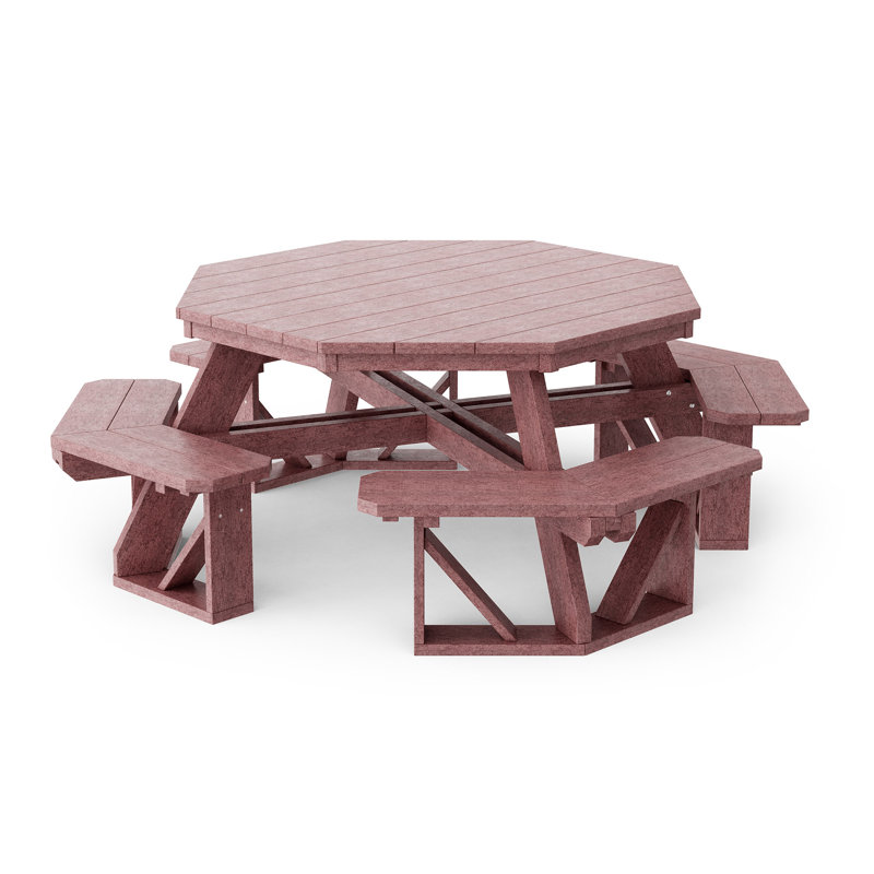 Heritage Octagon Picnic Table, Cherrywood