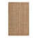 Annello Natural Jute Fabric Area Accent Rug