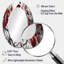 Miroir mural ovale rouge sur fond gris VI-565457151