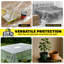 Boen Clear Plastic Drop Cloth, 9 ft x 12 ft,  4 Mil Pro Grade Painters Plastic Sheeting Roll, Waterproof, Tear-Resistant Paint Tarp for Furniture, Floors, Windows, Dust Protection – Multipurpose-1059554703