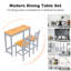 Burgan 2 - Person Dining Set-2069860262-2069860264