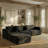 Boneless 110" Cloud Modular Sectional Sofa with 2 Ottomans | Modern Minimalist Upholstered U-Shaped Couch | Deep-Seat Corner Sofa for Living Room | No Assembly Required-678345095