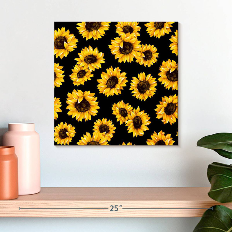 Tournesols décoratifs Harnek, H 16 po x l 16 po