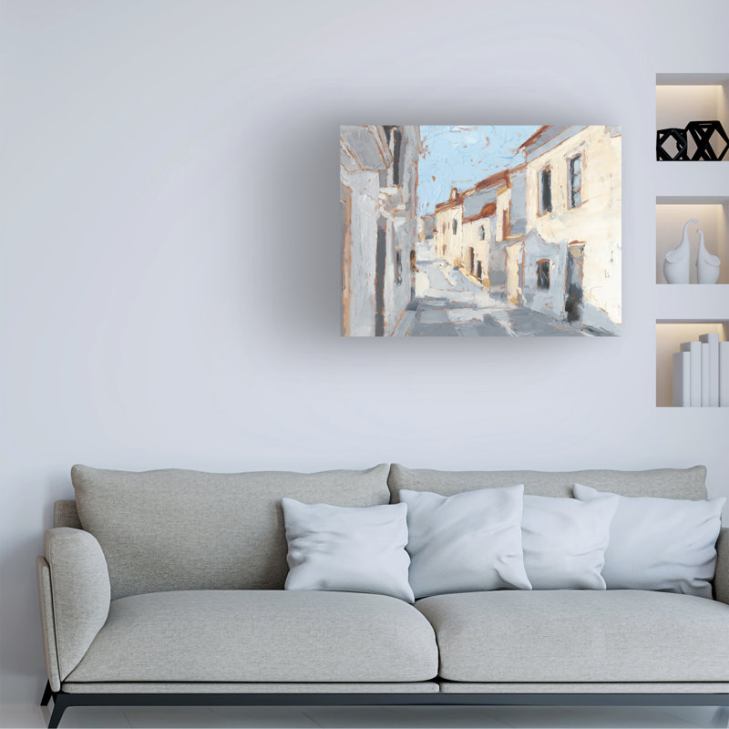 «Sun Washed I» par Ethan Harper - peinture sur toile tendue, H 35 po x l 47 po x P 2 po