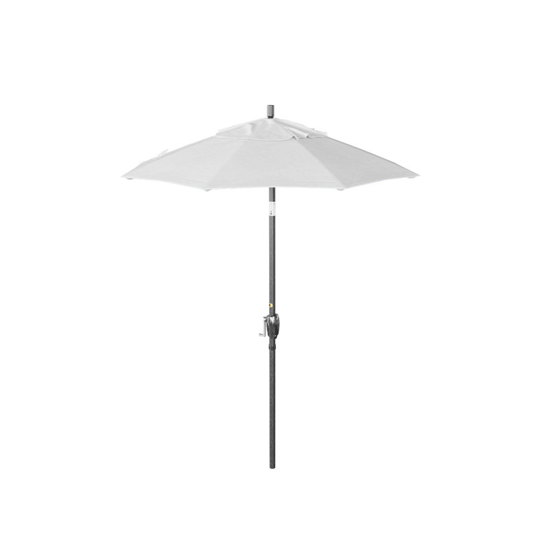 Parasol de marché 6 pi Jelinek, Toile Sunbrella® naturel, Bronze