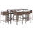 6 - Person Patio Dining Set with Rectangular Table , Cushions Included-486713637-503155701