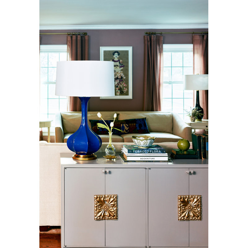 Pike Table Lamp, Cobalt