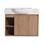 Ensemble de meuble-lavabo mural 26 po avec lavabo en céramique Amanda-123844633